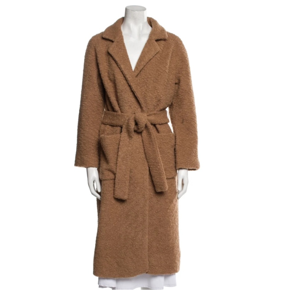 Ganni Tan Trench Coat